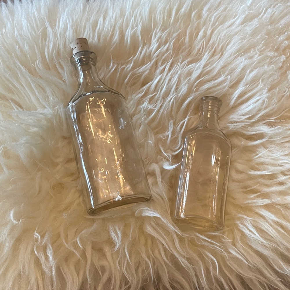 Antique 1900’s apothecary jars ~ Set of 2